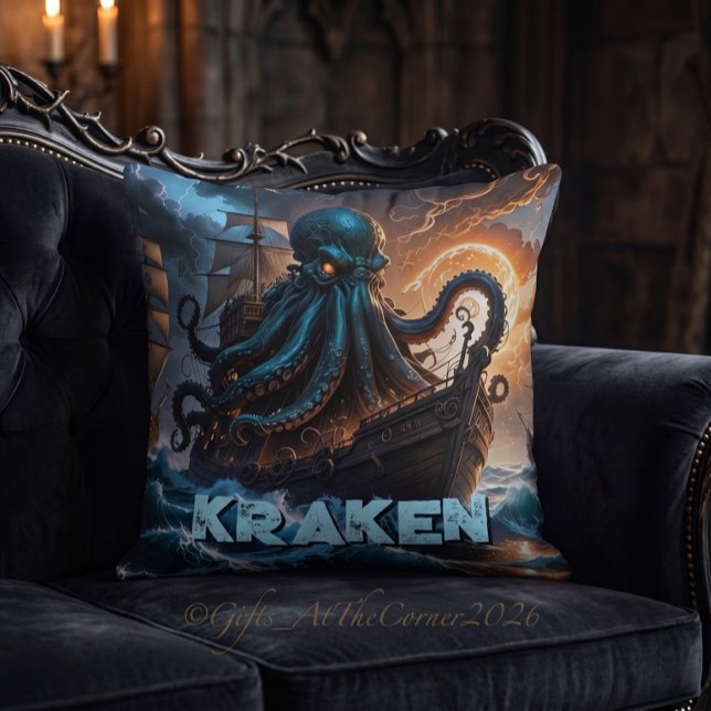 Almofada Monstro Marinho Kraken (Criador carregado)