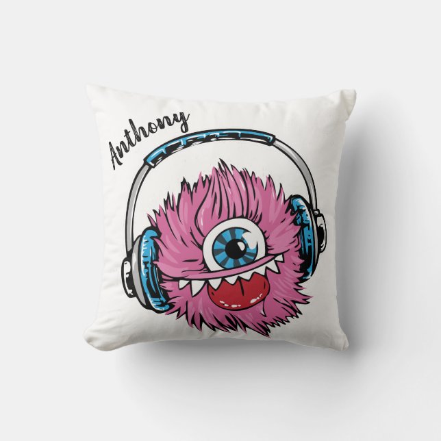 Almofada Monstro Personalizado de Olhos (Frente)