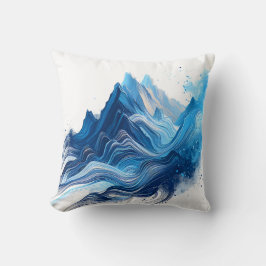 Almofada Montanha azul