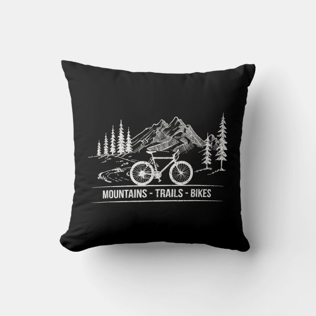 Almofada Montanha - Bicicleta de bicicleta de bicicleta (Frente)