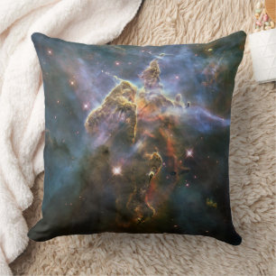 Almofada Montanha Mística na Nebulosa Carina Hubble Space