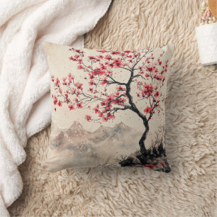 Almofada Montanha Serenidade Crimson Sakura (1)