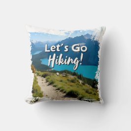 Almofada Montanha Vamos Go Hiking