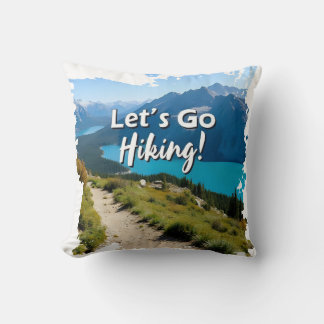 Almofada Montanha Vamos Go Hiking
