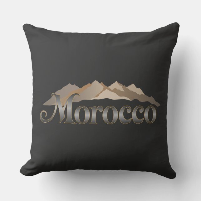 Almofada Montanhas Atlas de Marrocos (Frente)