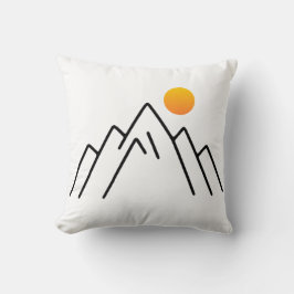 Almofada Montanhas Minimalistas: Uma Design inspirada na Na