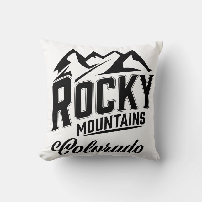 Almofada Montanhas Rochosas Colorado (Frente)