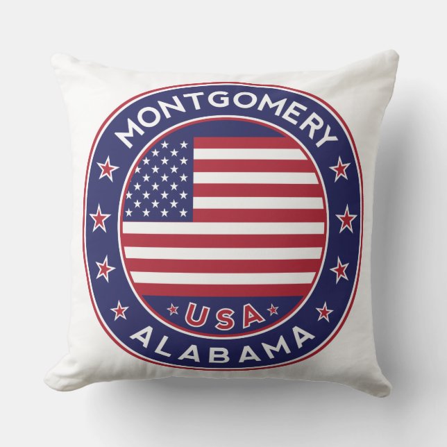 Almofada Montgomery, Alabama (Frente)