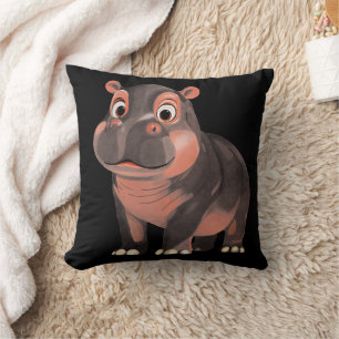 Almofada Moo Deng Hippo