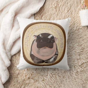 Almofada Moo Deng Hippo