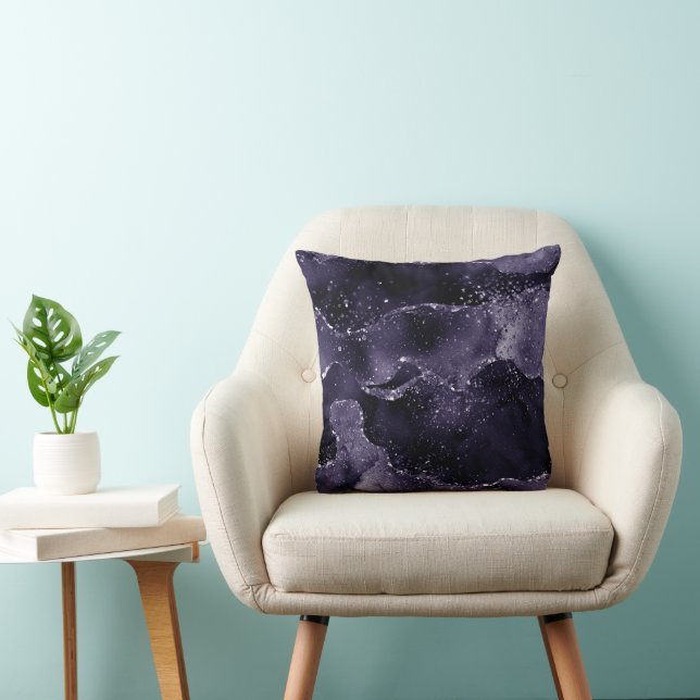 Almofada Moody Agate | Midnight Indigo Profundo Glam (Cadeira)