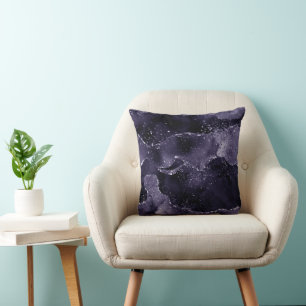 Almofada Moody Midnight Agate Gama Roxa Profunda de Indig