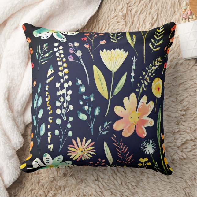 Almofada Moody wildflower pattern (Cobertor)