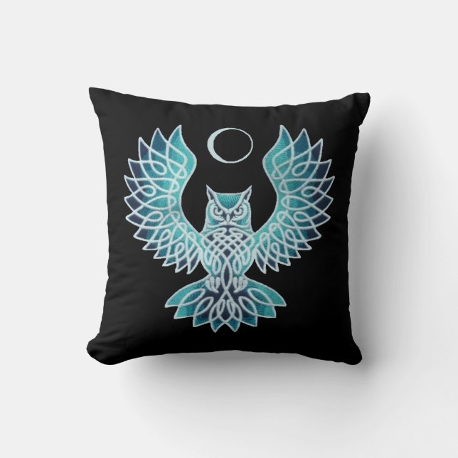 Almofada Moon Celtic Owl (Frente)
