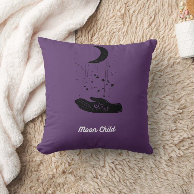 Almofada Moon Child Throw Pillow (Cobertor)