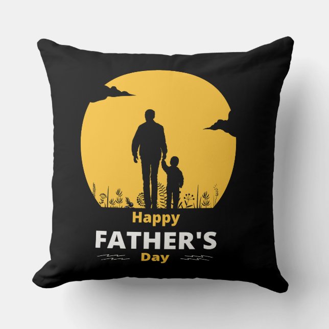 Almofada Moon Glow Father Son Grassy Walk (Frente)