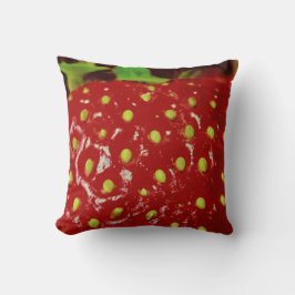 Almofada Morango Macrografia