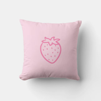 Almofada Morango rosa claro