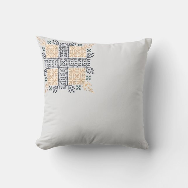 Almofada Moroccan Geometric Embroidery Art (Frente)