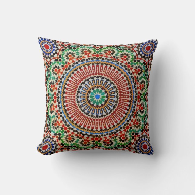 Almofada Moroccan Geometric Pattern  (Frente)