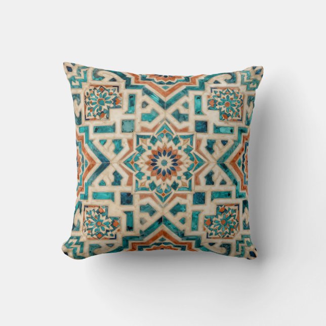 Almofada Moroccan Mosaic Pattern (Frente)