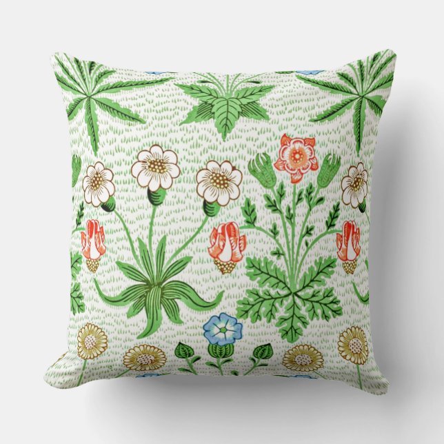 Almofada Morris - Daisy por William Morris (Frente)