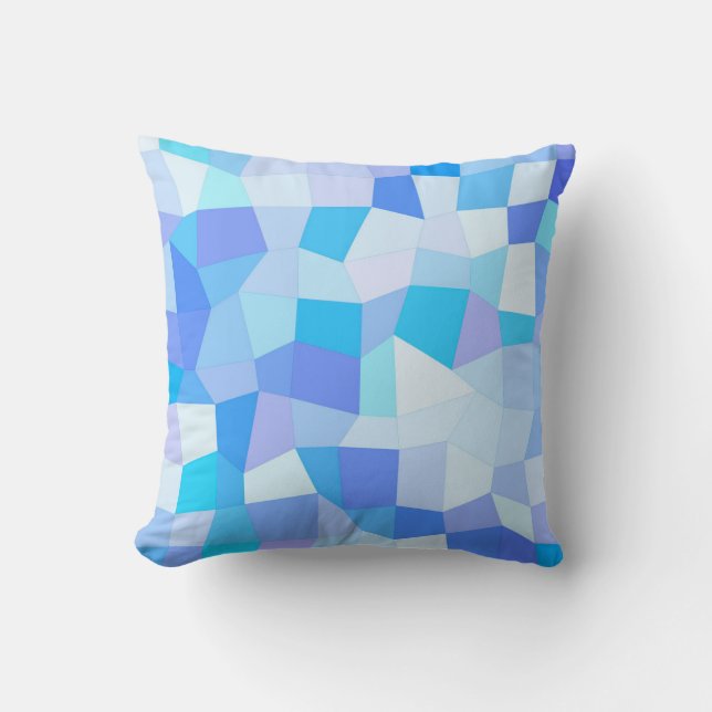 Almofada Mosaico Blues Brilhante (Frente)