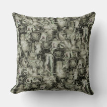 mosaico gravado em abstrato em tons de cinza