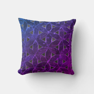 Almofada Mosaico Periwinkle Flor de Vida
