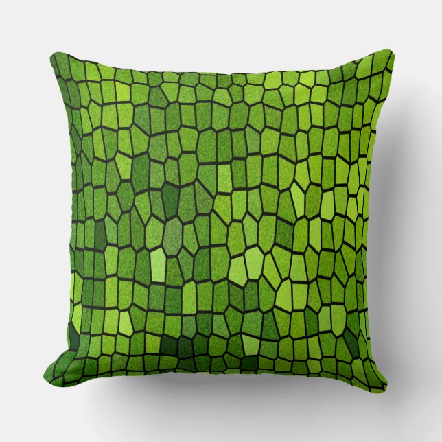 Almofada Mosaico Verde (Frente)