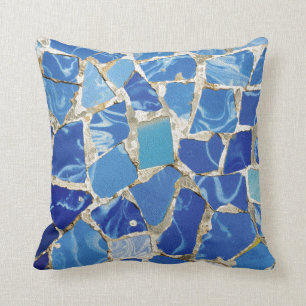 Almofada Mosaicos de Gaudi com um toque do óleo