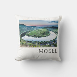 Almofada Moselle Calmont Loop Bremm Sunset River Souvenir