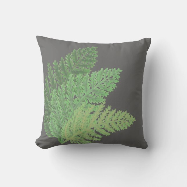 Almofada Moss Green Fern (Frente)