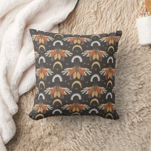 Almofada Moth Floral Pattern
