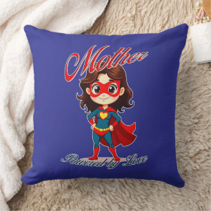 Almofada Mother Powered by Love – Supermom Art