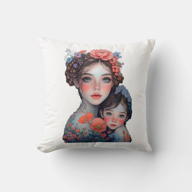 Almofada Motherania Floral (Frente)