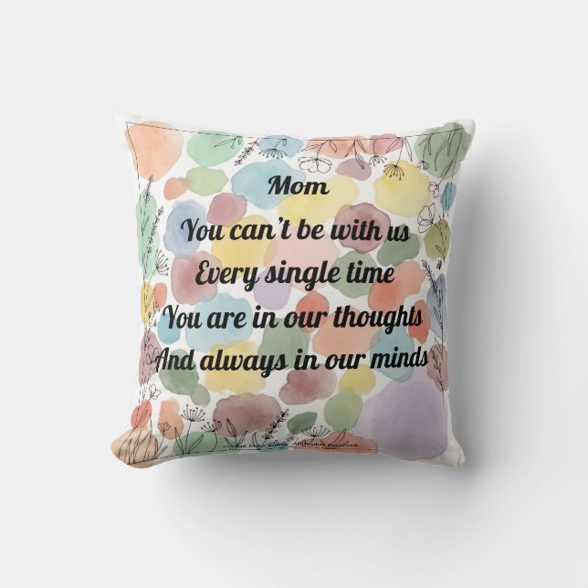 Almofada Mother's Day Poem Throw (Frente)