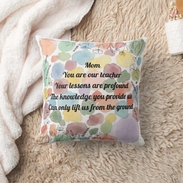 Almofada Mother's Day Poem Throw (Cobertor)