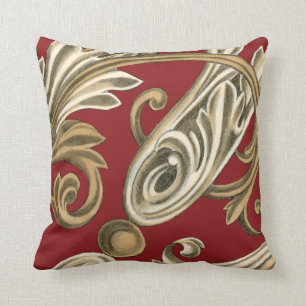 Almofada Motif Botânico Elegante com Folhagem de Tan