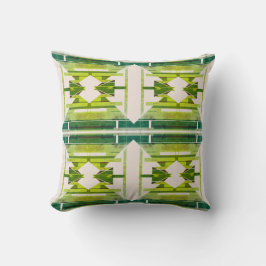 Almofada Motif de Arte do Sudoeste, Azulejo Verde Padrão