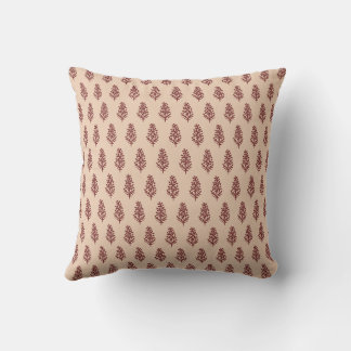 Almofada Motif Handblock Impressão Rosewood na Índia em San