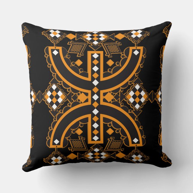 Almofada Motifs des poteries kabyle amazigh  (Verso)