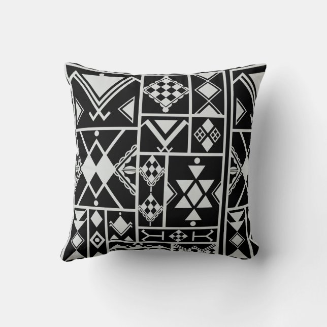 Almofada Motifs des poteries kabyle amazigh  (Verso)