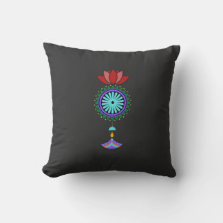 Almofada Motiv Anhänger spirituell mit Lotusblüte