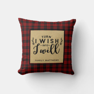 Almofada Motivação Inspiracional Citação Lumberjack Buffalo