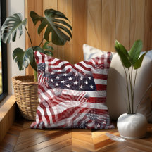 Motivo de Bandeira Americana Vermelha Branca Azul