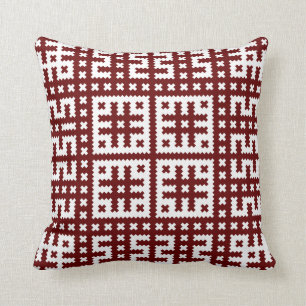 Almofada Motivo letão tradicional Ozolins