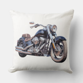 Almofada Motocicleta aquarela