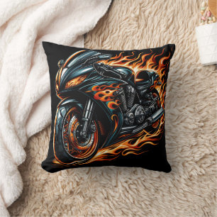 Almofada Motocicleta de ferragens que percorrem a noite