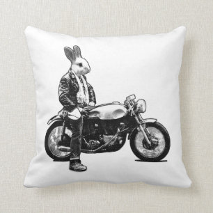 Almofada Motociclista do coelho
